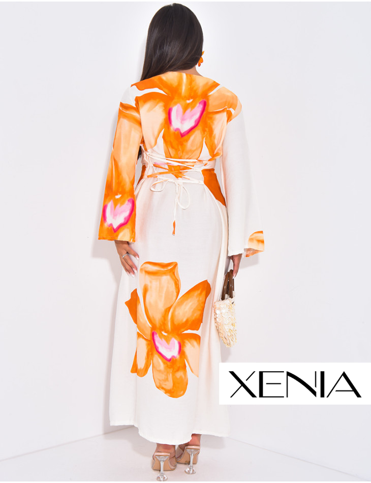 Robe Bohème à Grandes Fleurs