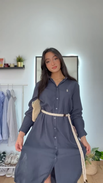 Robe-Chemise en Lin