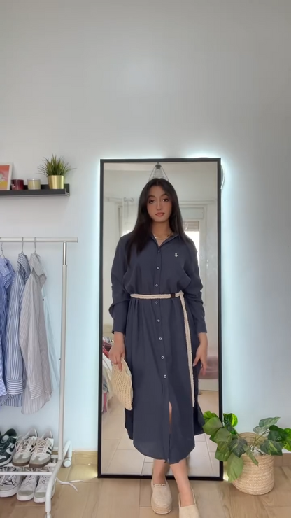 Robe-Chemise en Lin