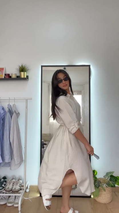 Robe-Chemise en Lin