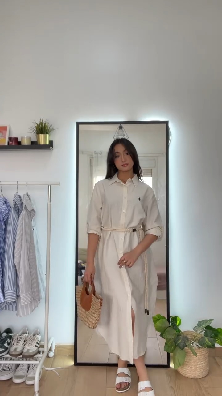 Robe-Chemise en Lin