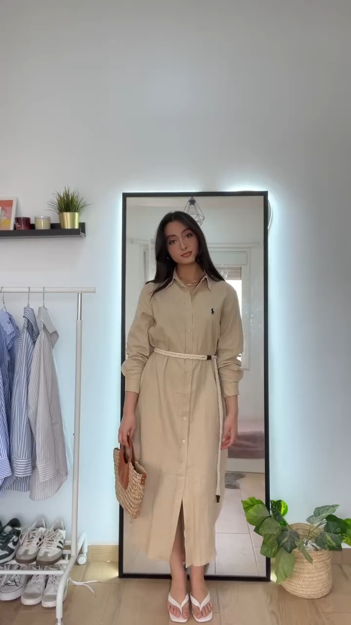 Robe-Chemise en Lin