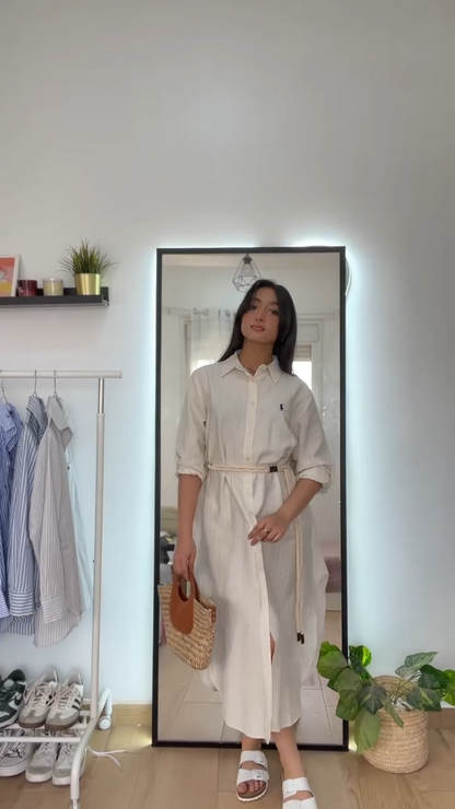 Robe-Chemise en Lin